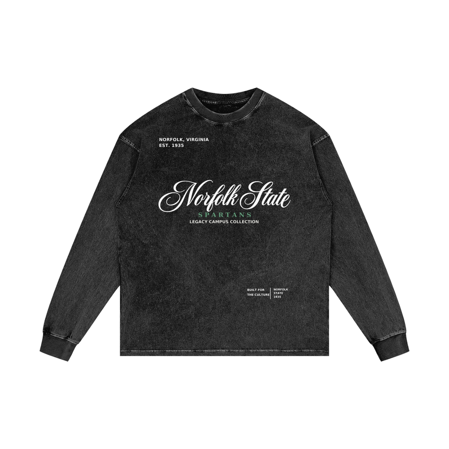 Norfolk State Legacy Campus Script Long Sleeve