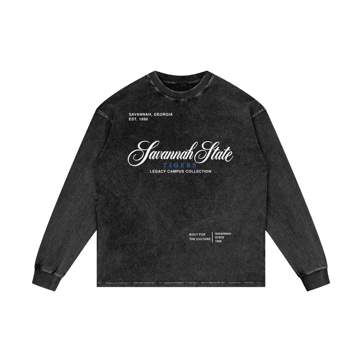 Savannah State Legacy Campus Script Long Sleeve