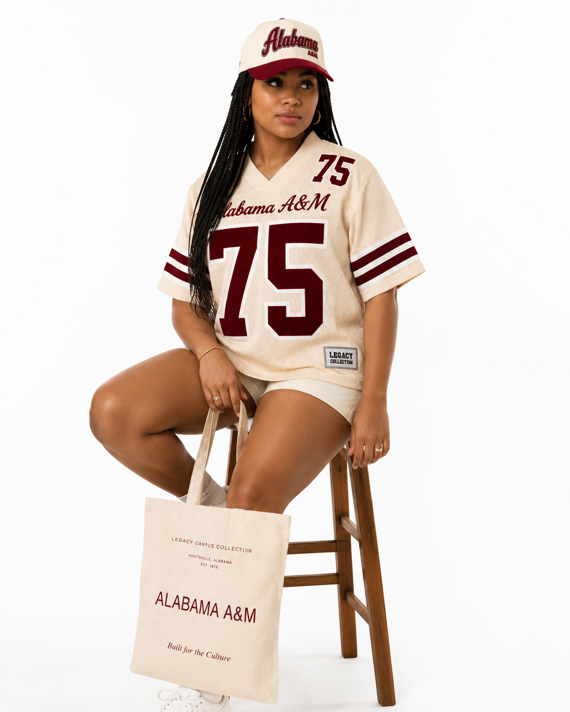 Alabama A&M Legacy Campus Tote female campaign image