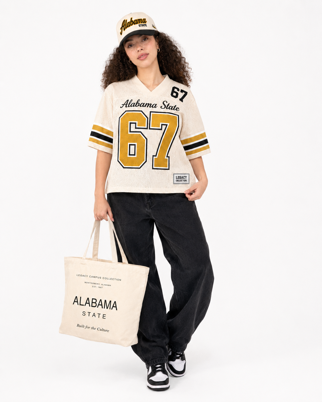 Alabama State Legacy Campus Tote female campaign image