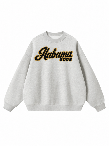 Alabama State Campus Collection Boxy Oversized Crewneck front preview