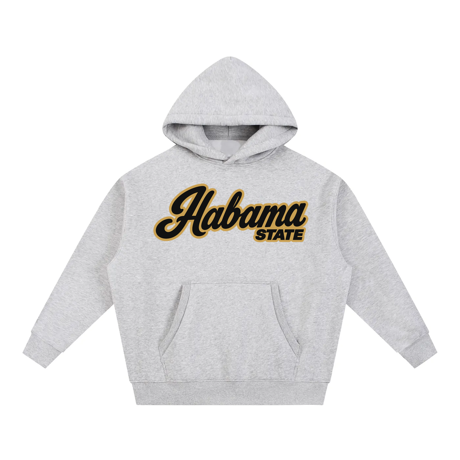 Alabama State Campus Collection oversized hoodie on white background