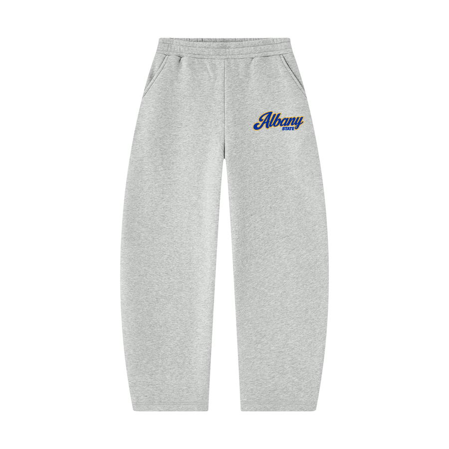 Albany State Campus Collection wide leg sweatpants on white background