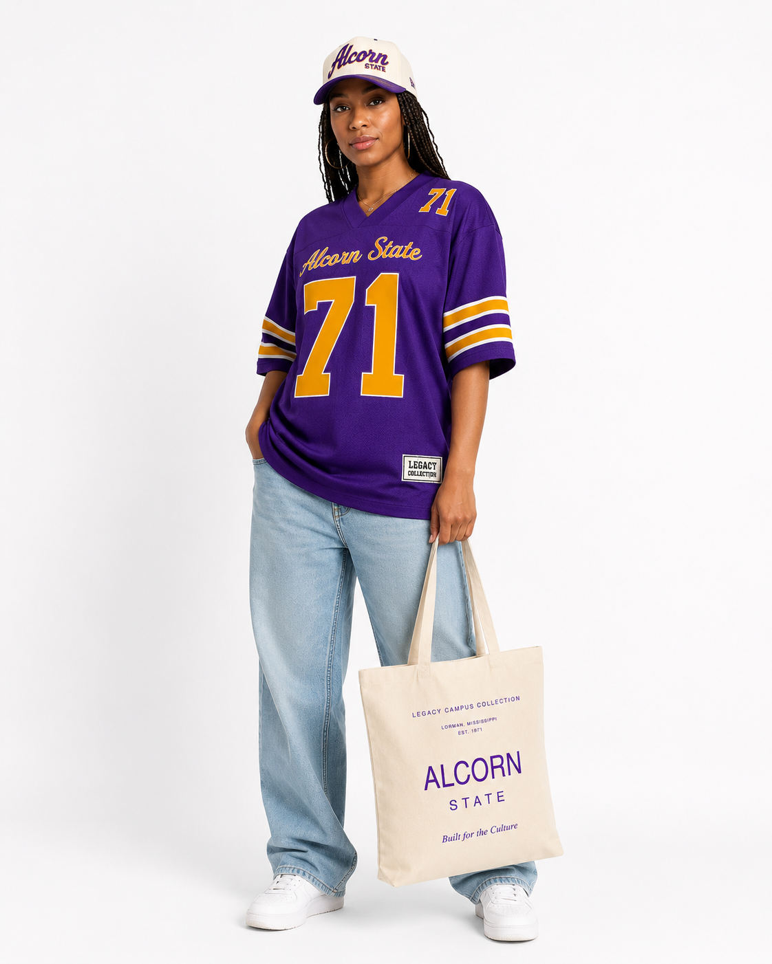 Alcorn State Legacy Jersey female campaign image