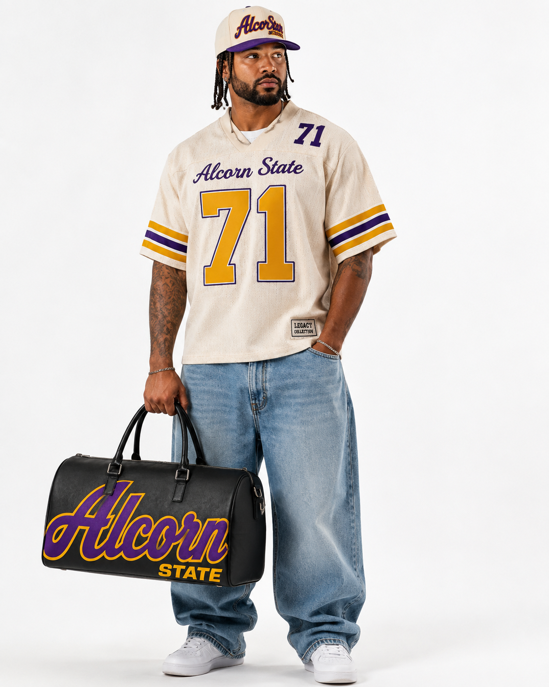 Alcorn State Legacy Jersey male campaign image