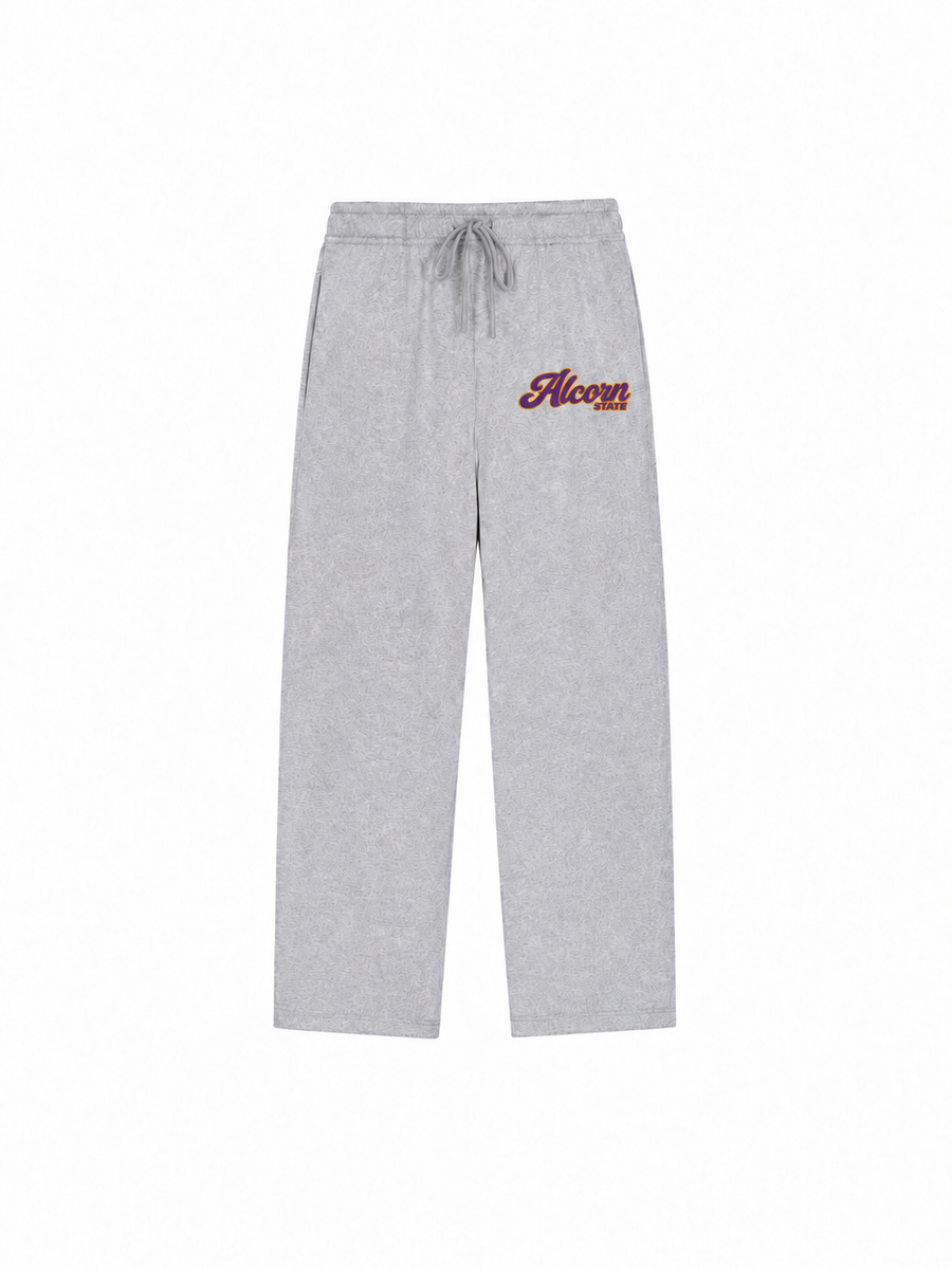 Alcorn State straight leg sweatpants front