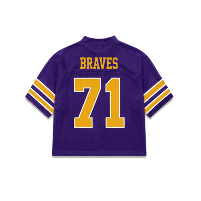 Alcorn State Legacy Jersey in regular school colors, back view