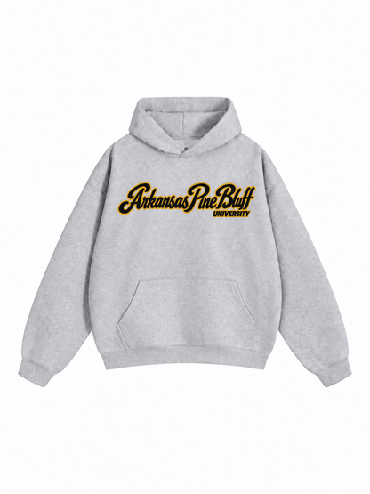 Arkansas Pine Bluff Essential Heavyweight Hoodie front