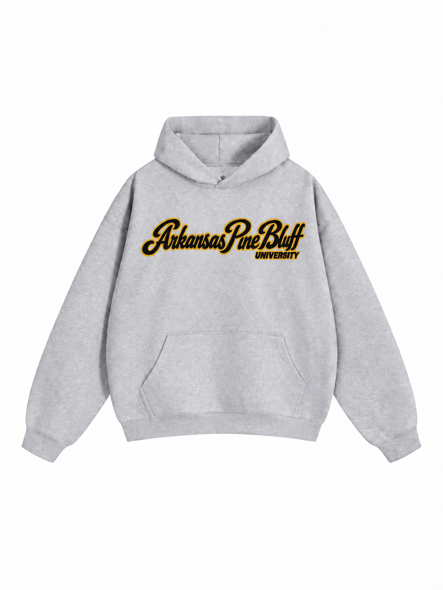 Arkansas Pine Bluff Essential Heavyweight Hoodie front