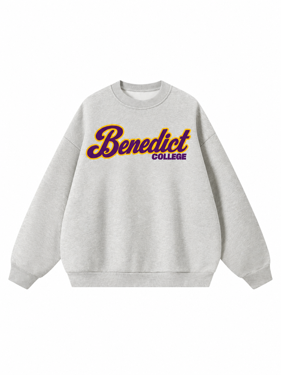 Benedict College Campus Collection Boxy Oversized Crewneck front preview