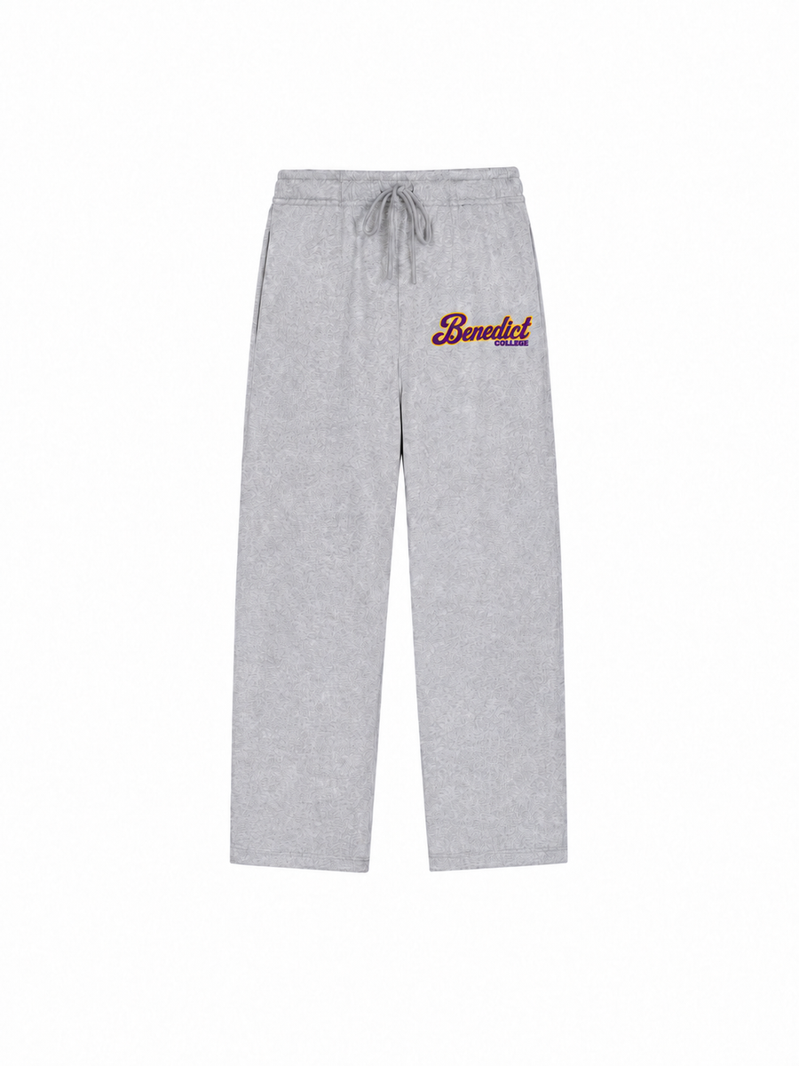 Benedict College straight leg sweatpants front alternate view