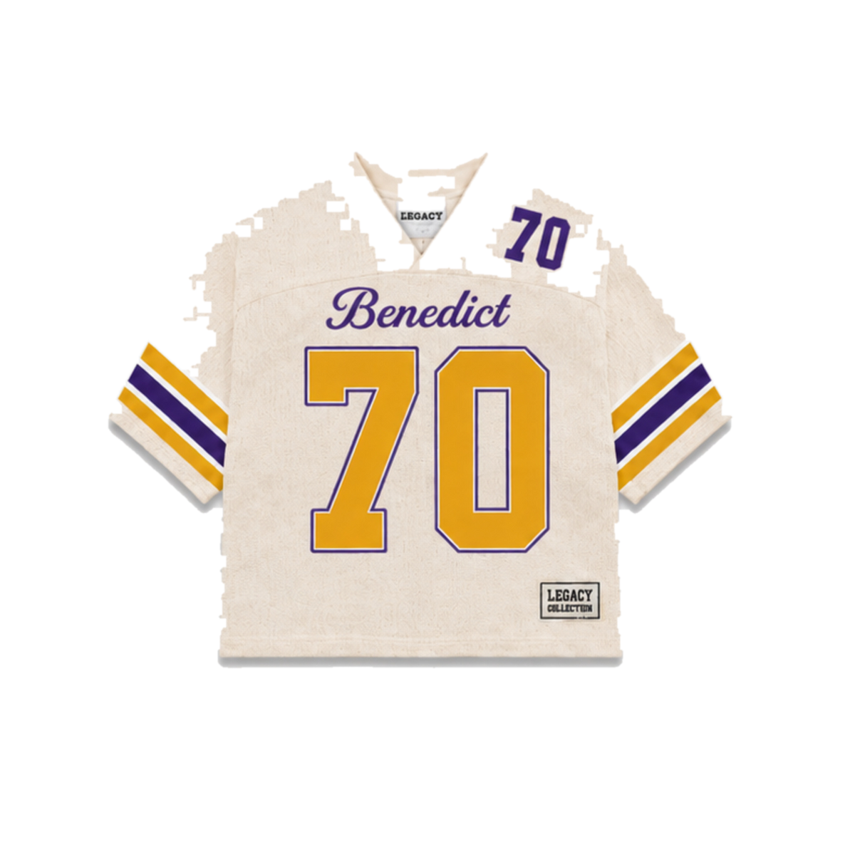Benedict Legacy Jersey in cream, front view
