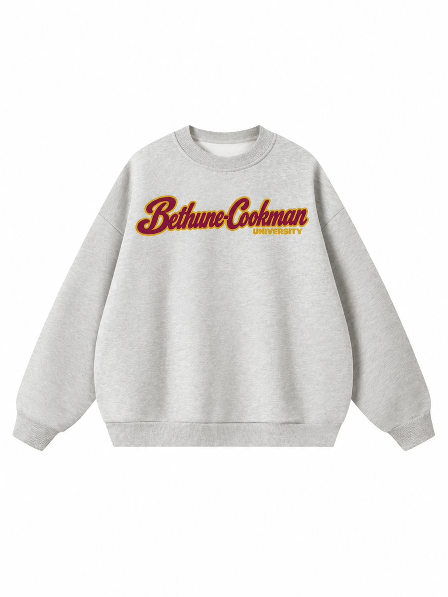 Bethune-Cookman Campus Collection Boxy Oversized Crewneck front preview