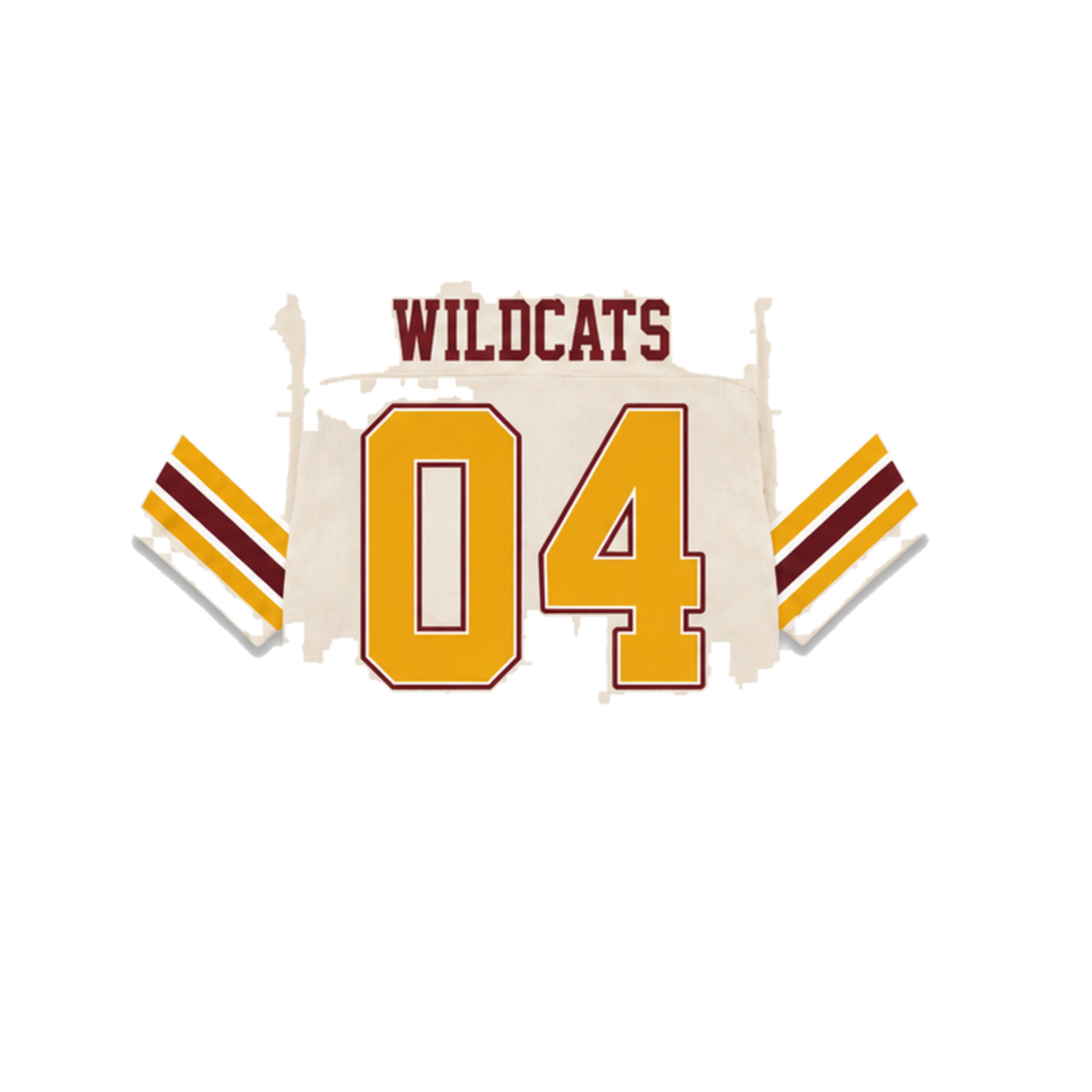Bethune Cookman Legacy Jersey in cream, back view