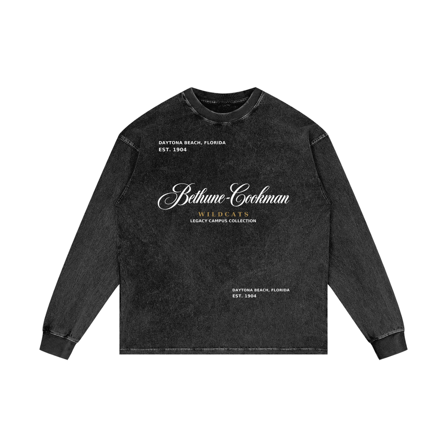 Bethune-Cookman Legacy Campus Script Long Sleeve alternate view