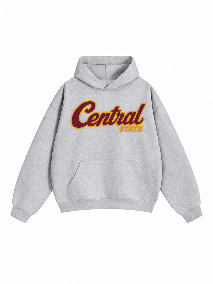 Central State Essential Heavyweight Hoodie front