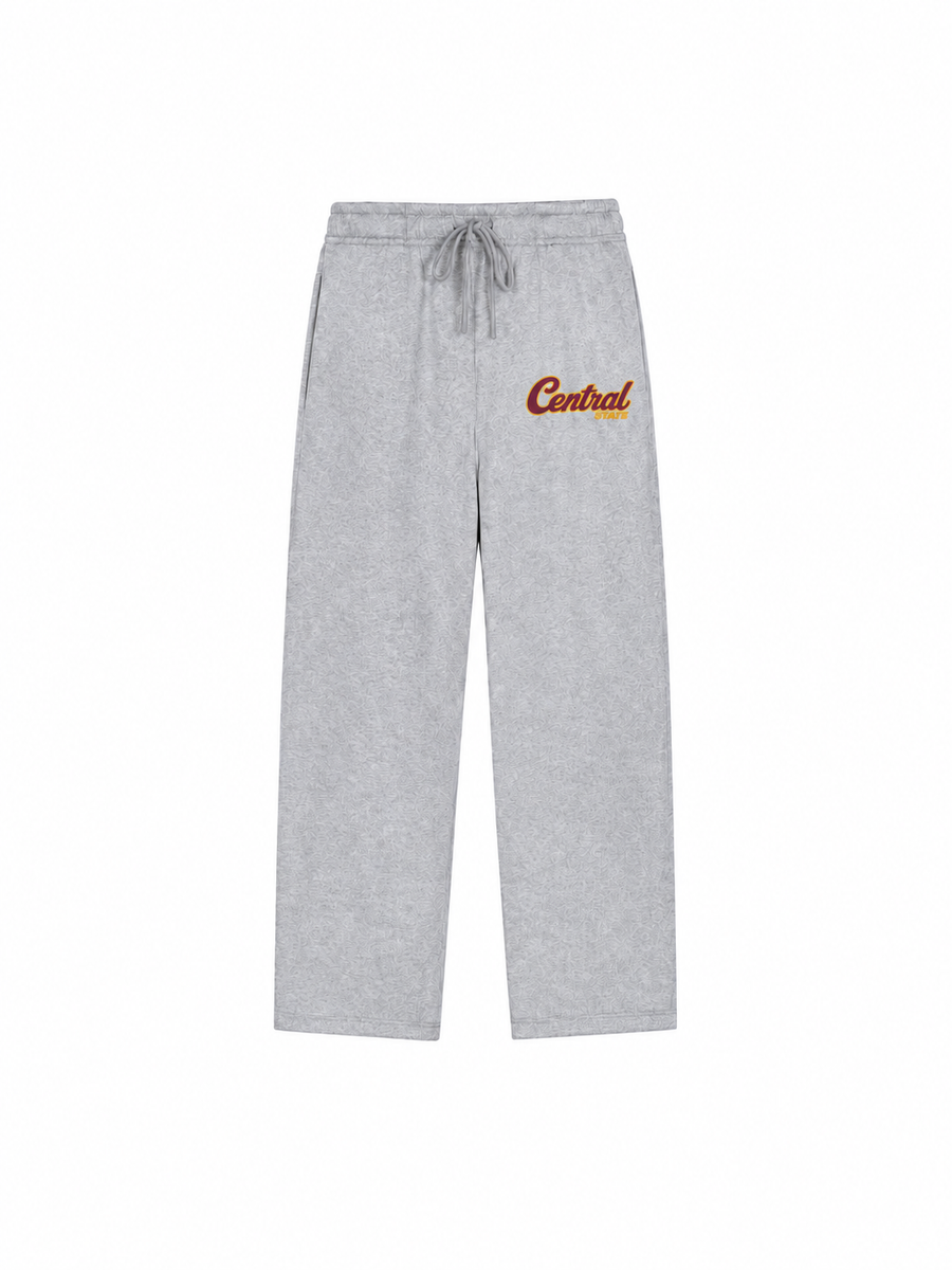 Central State straight leg sweatpants front alternate view