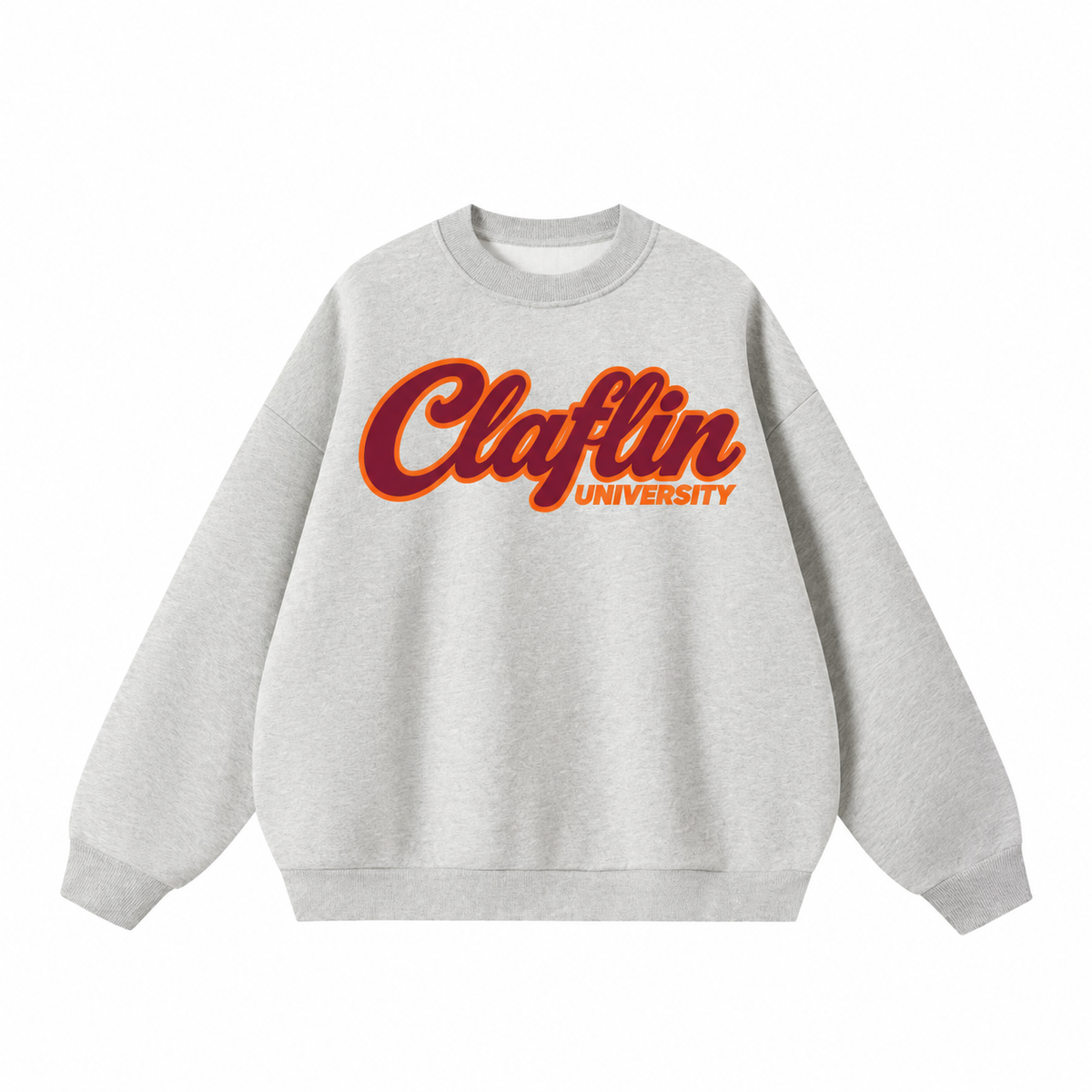 Claflin University Campus Collection Boxy Oversized Crewneck front preview