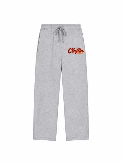 Claflin University straight leg sweatpants front