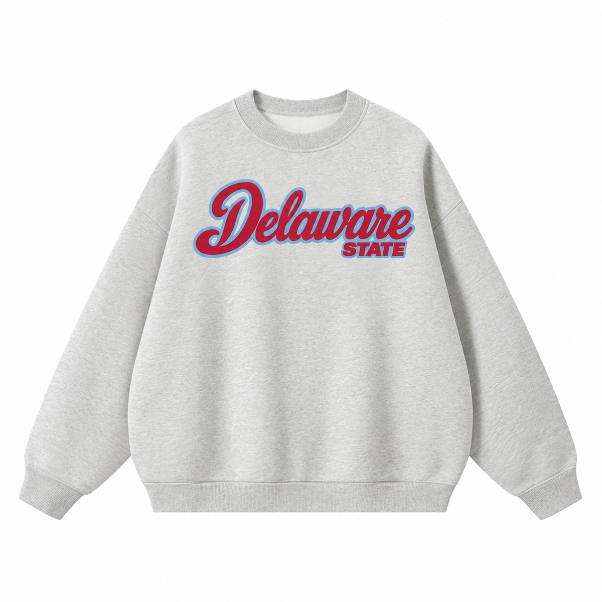 Delaware State Campus Collection Boxy Oversized Crewneck front preview