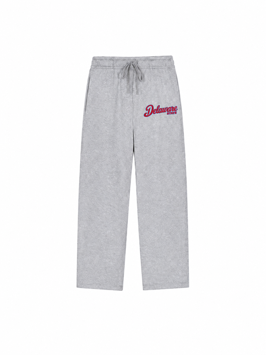 Delaware State straight leg sweatpants front