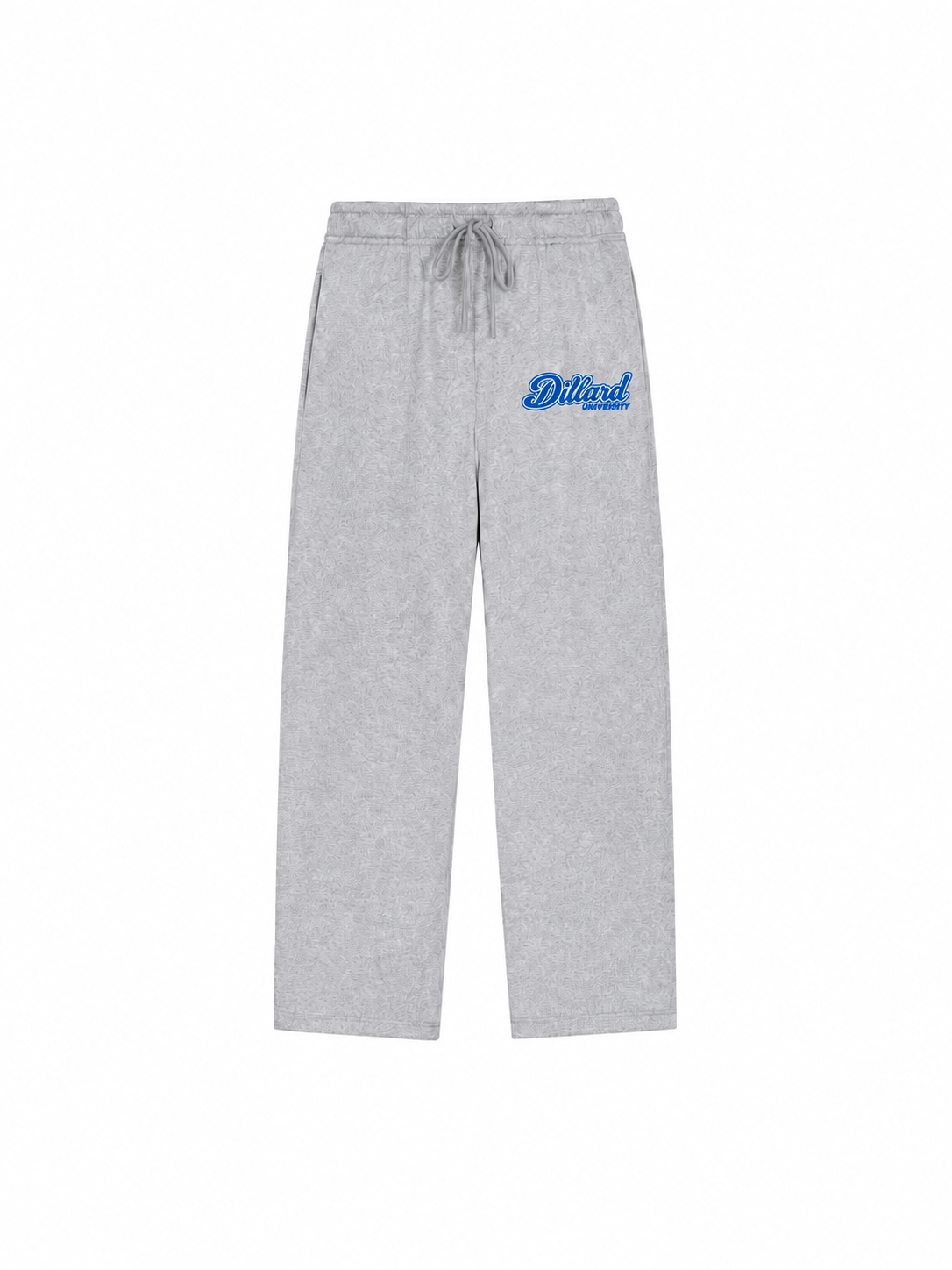 Dillard University straight leg sweatpants front