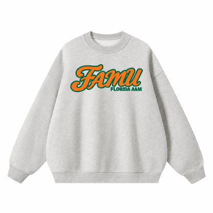 FAMU Campus Collection Boxy Oversized Crewneck front preview
