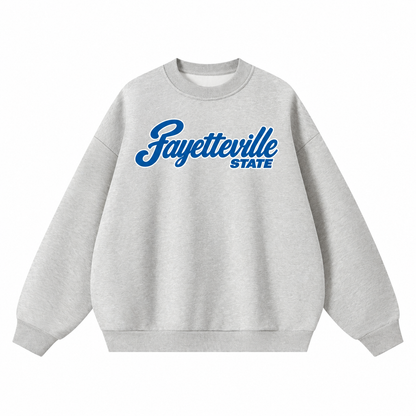 Fayetteville State Campus Collection Boxy Oversized Crewneck front preview