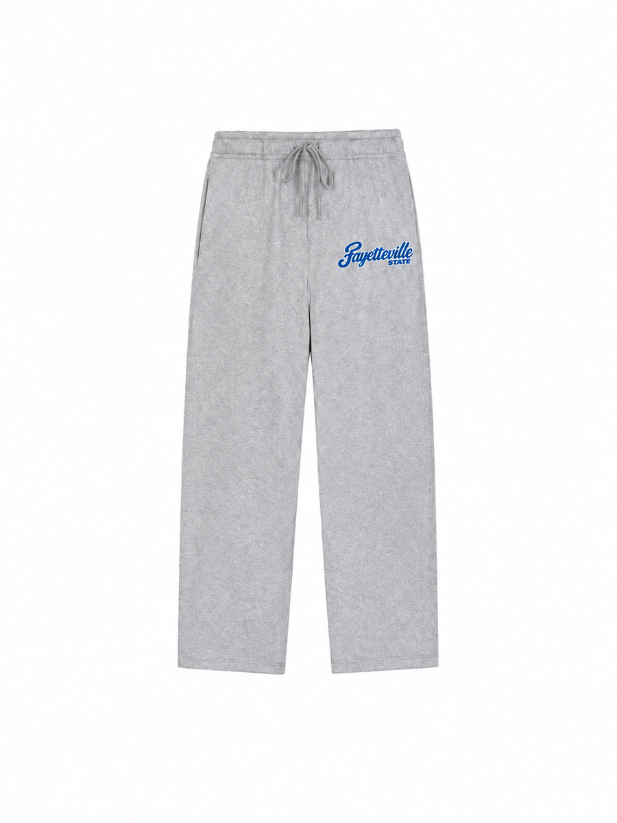 Fayetteville State straight leg sweatpants front
