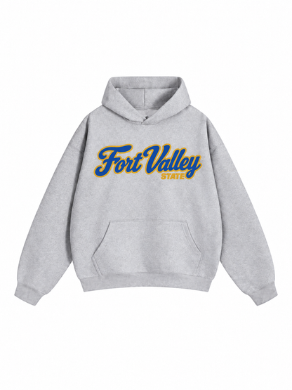 Fort Valley State Essential Heavyweight Hoodie front