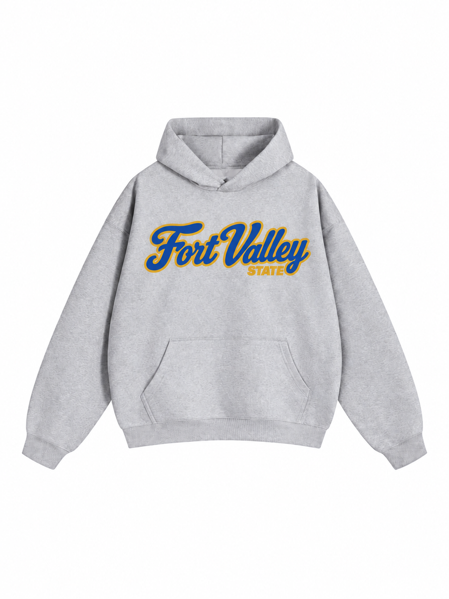 Fort Valley State Essential Heavyweight Hoodie front