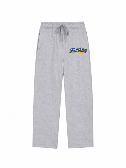 Fort Valley State straight leg sweatpants front