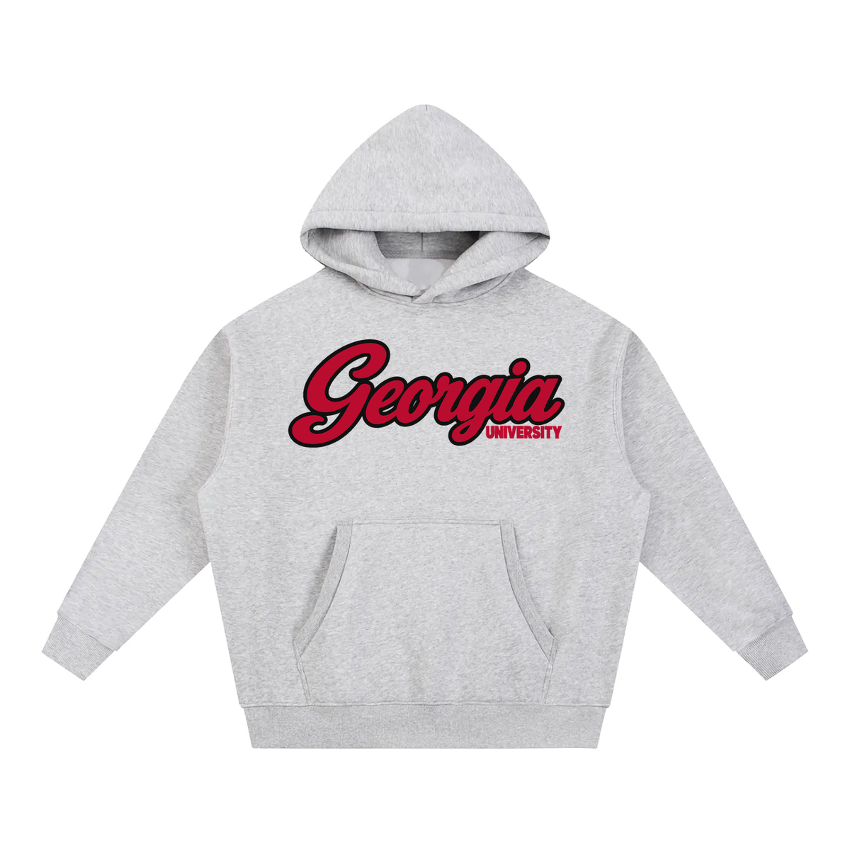 Georgia Campus Collection oversized hoodie on white background