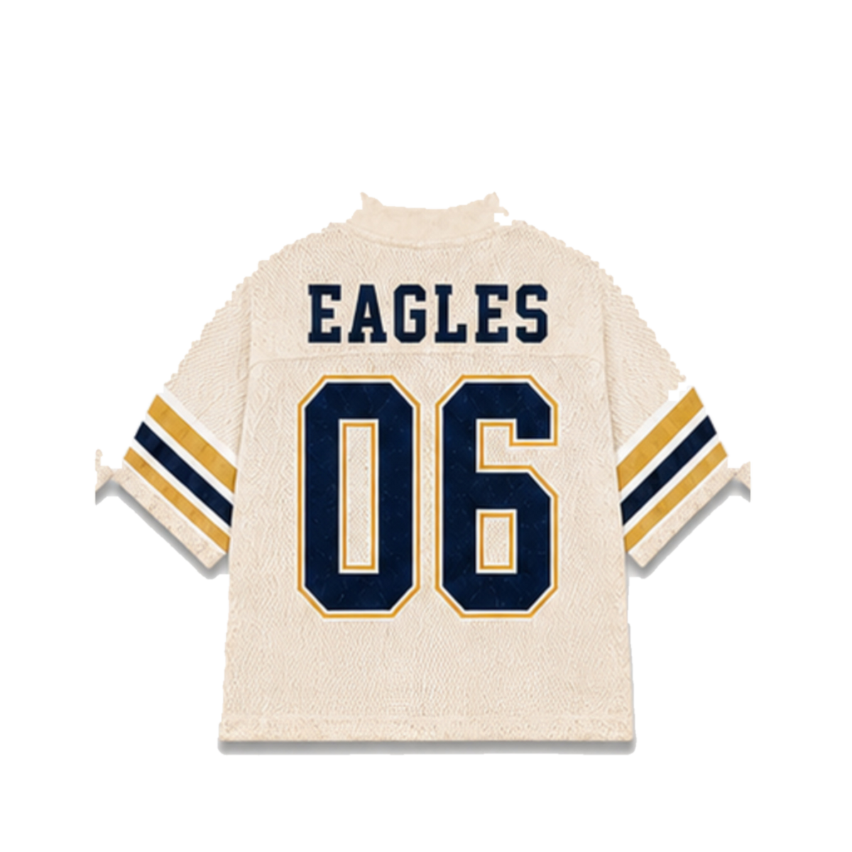 Georgia Southern Legacy Jersey in cream, back view