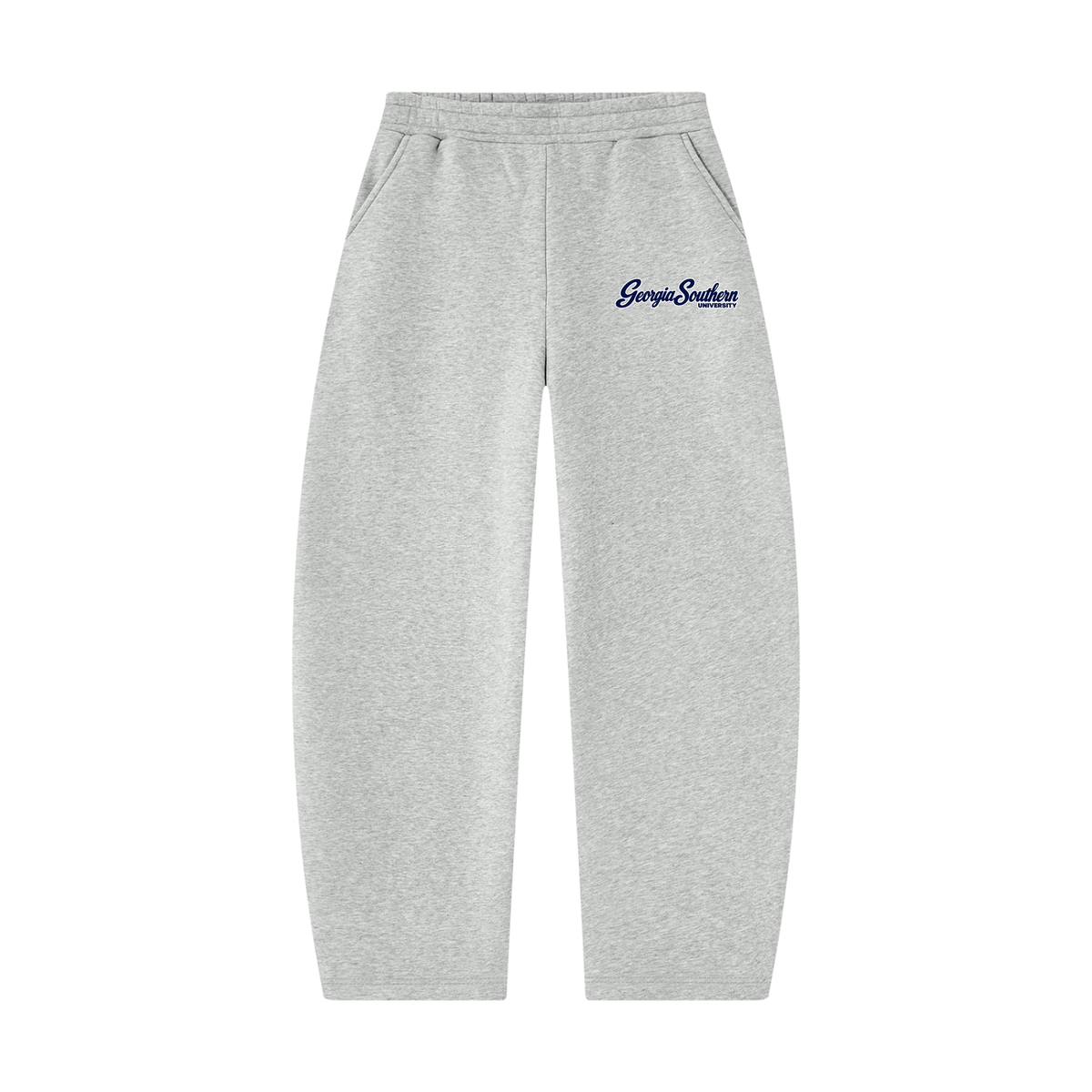 Georgia Southern Campus Collection wide leg sweatpants on white background