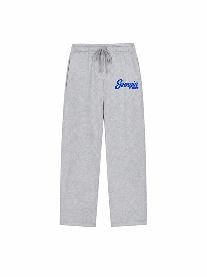 Georgia State straight leg sweatpants front