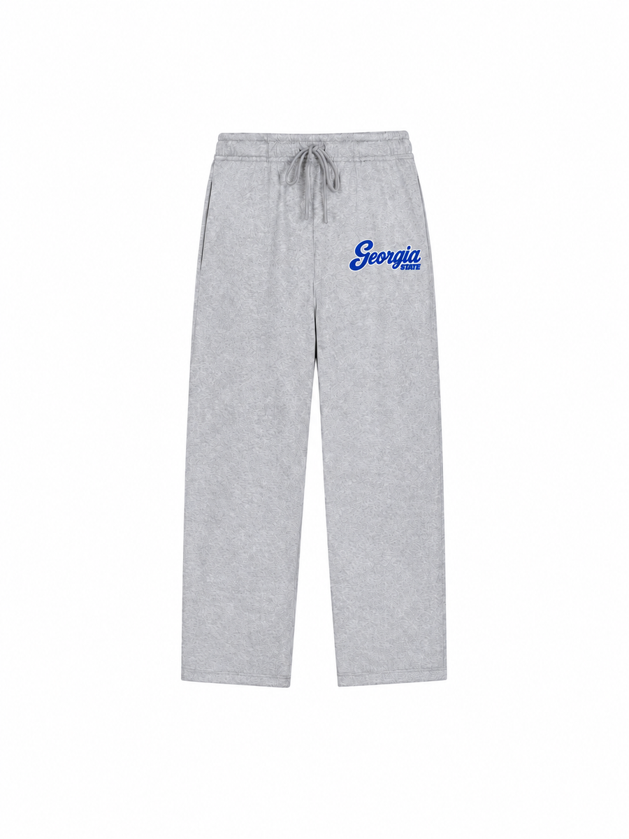 Georgia State straight leg sweatpants front