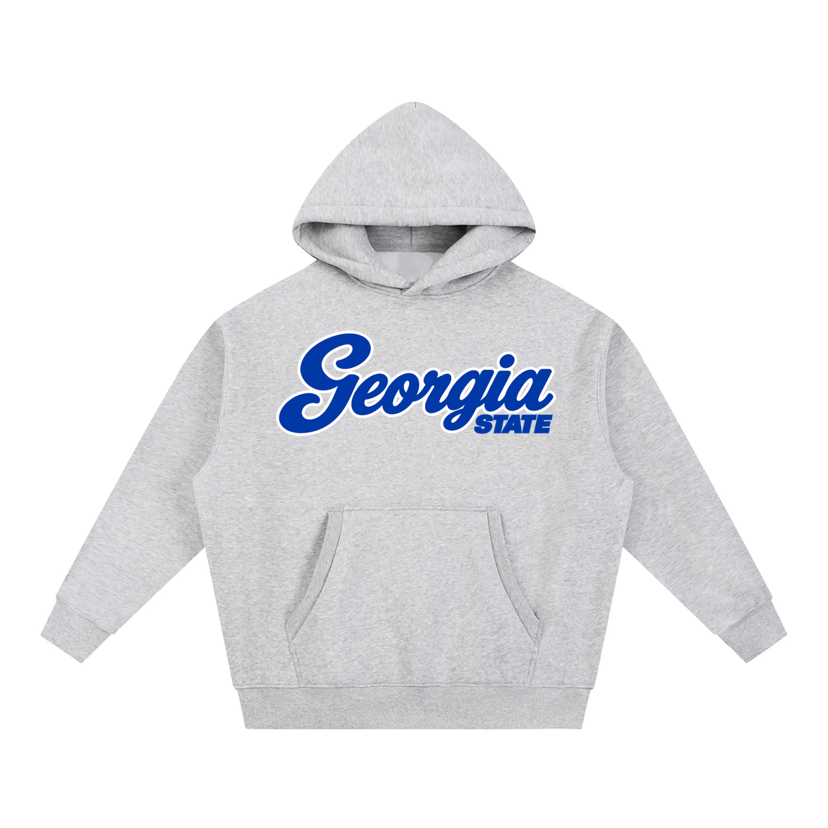 Georgia State Campus Collection oversized hoodie on white background
