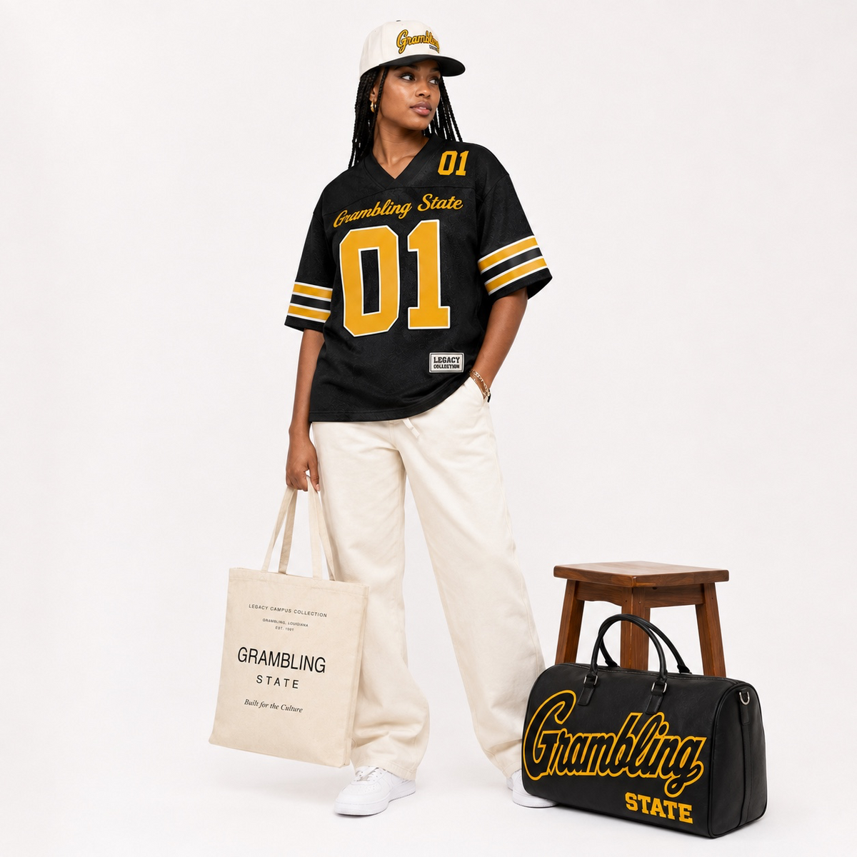 Grambling State Legacy Campus Collection female campaign image