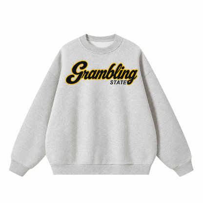 Grambling State Campus Collection Boxy Oversized Crewneck front preview