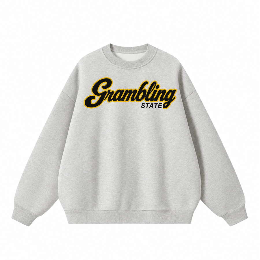 Grambling State Campus Collection Boxy Oversized Crewneck front preview