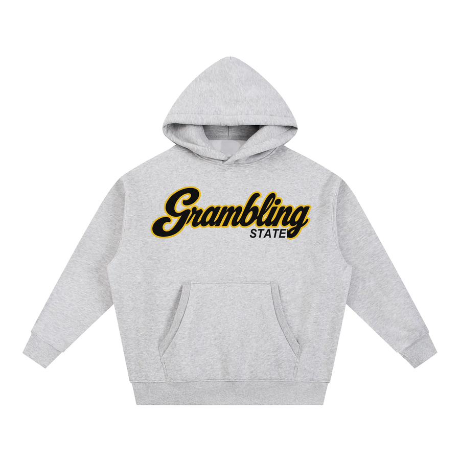 Grambling State Campus Collection oversized hoodie on white background