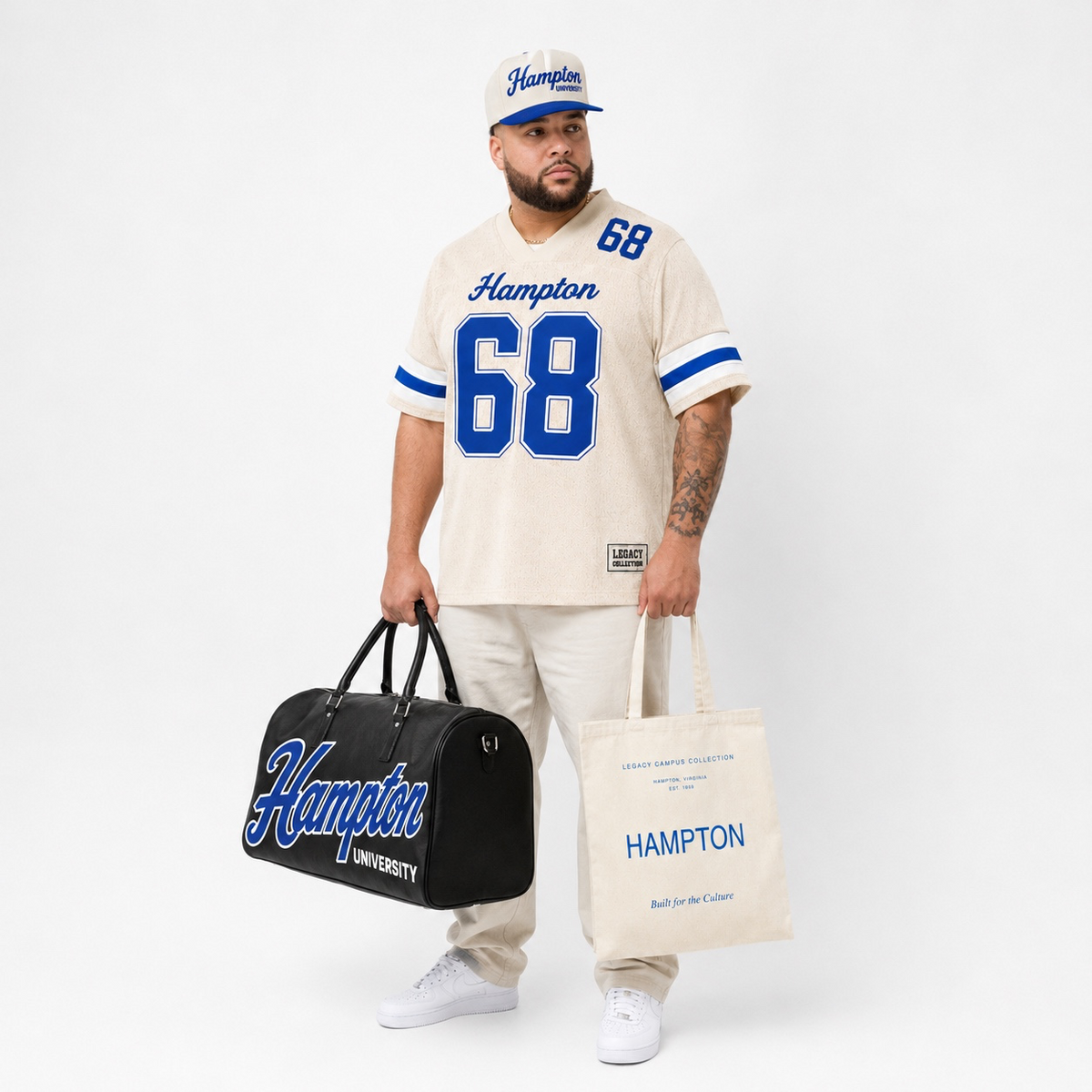 Hampton Legacy Campus Collection male campaign image