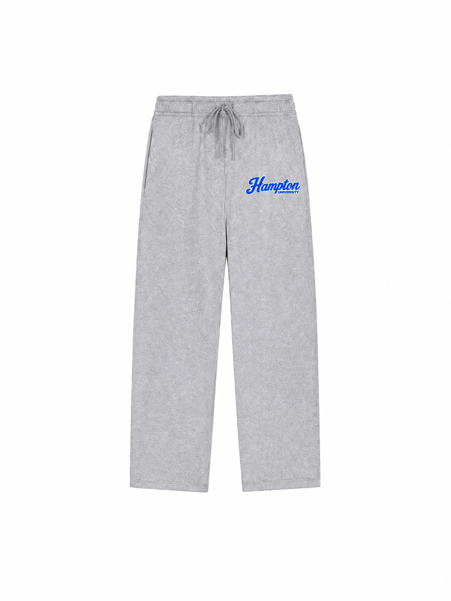 Hampton University straight leg sweatpants front alternate view