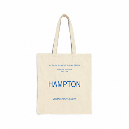 Hampton Legacy Campus Tote in natural canvas