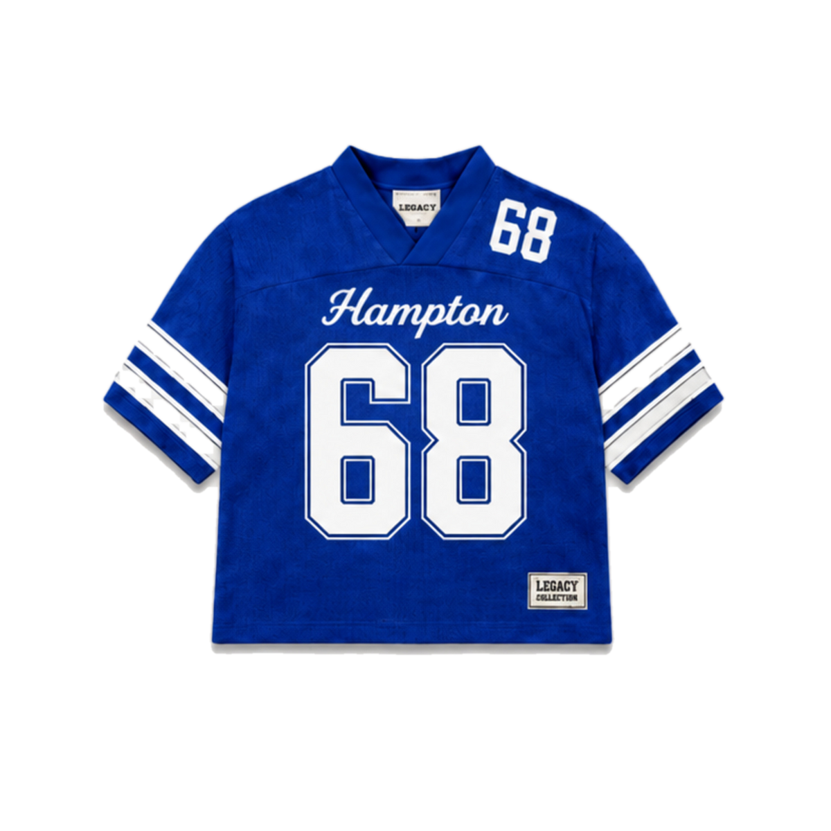 Hampton Legacy Jersey in regular school colors, front view