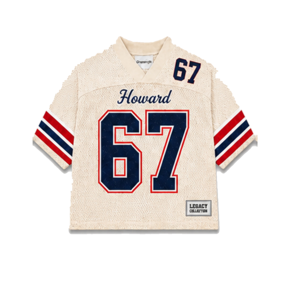 Howard Legacy Jersey in cream, front view