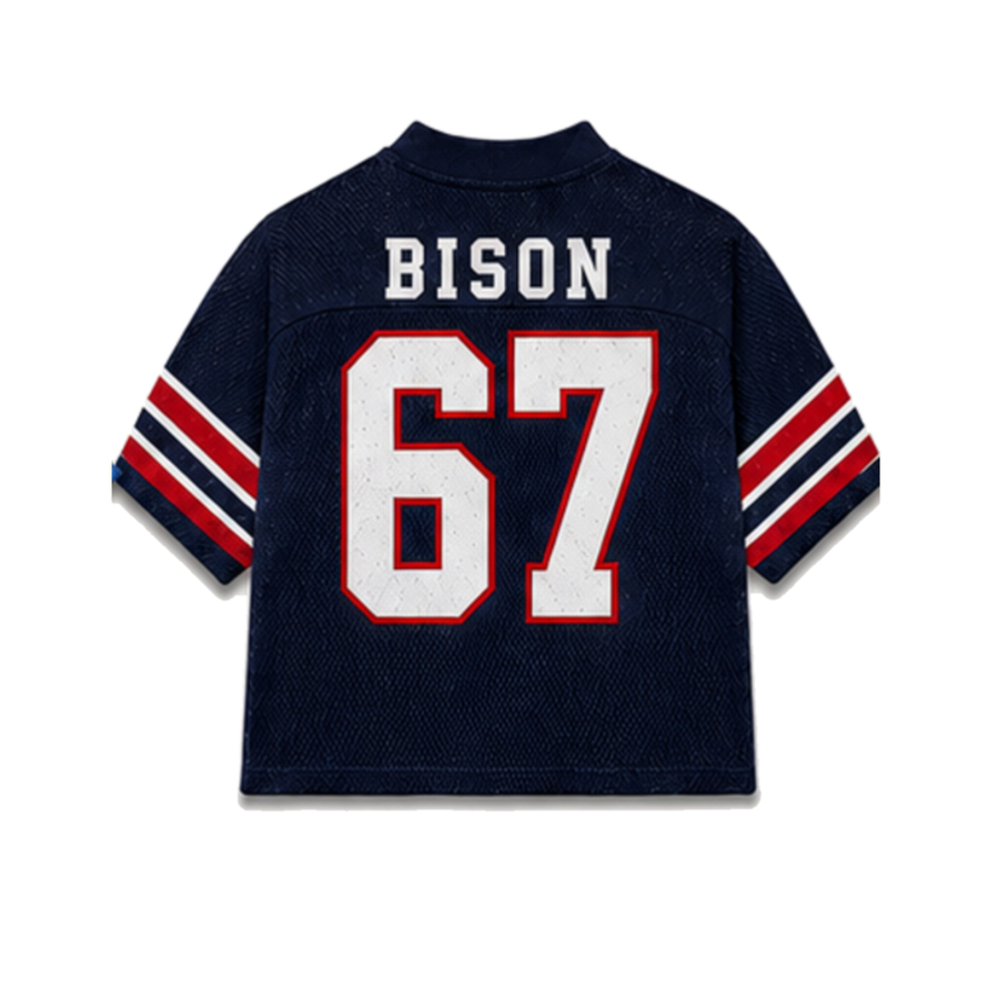 Howard Legacy Jersey in regular school colors, back view alternate view