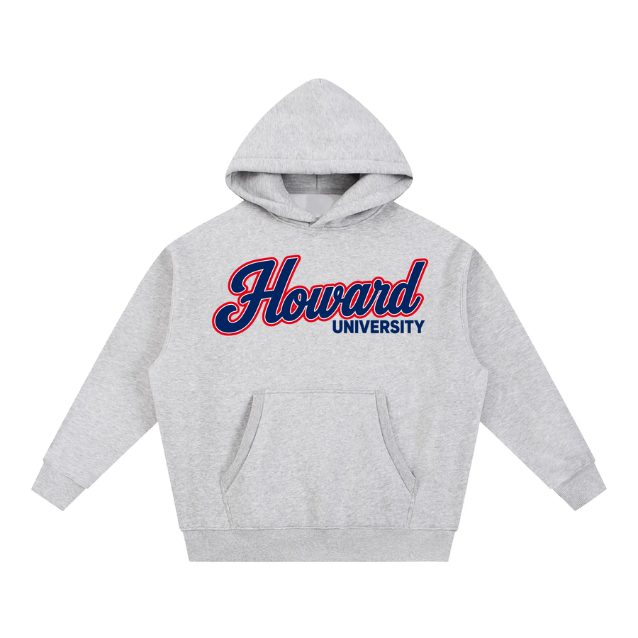 Howard University Campus Collection oversized hoodie on white background