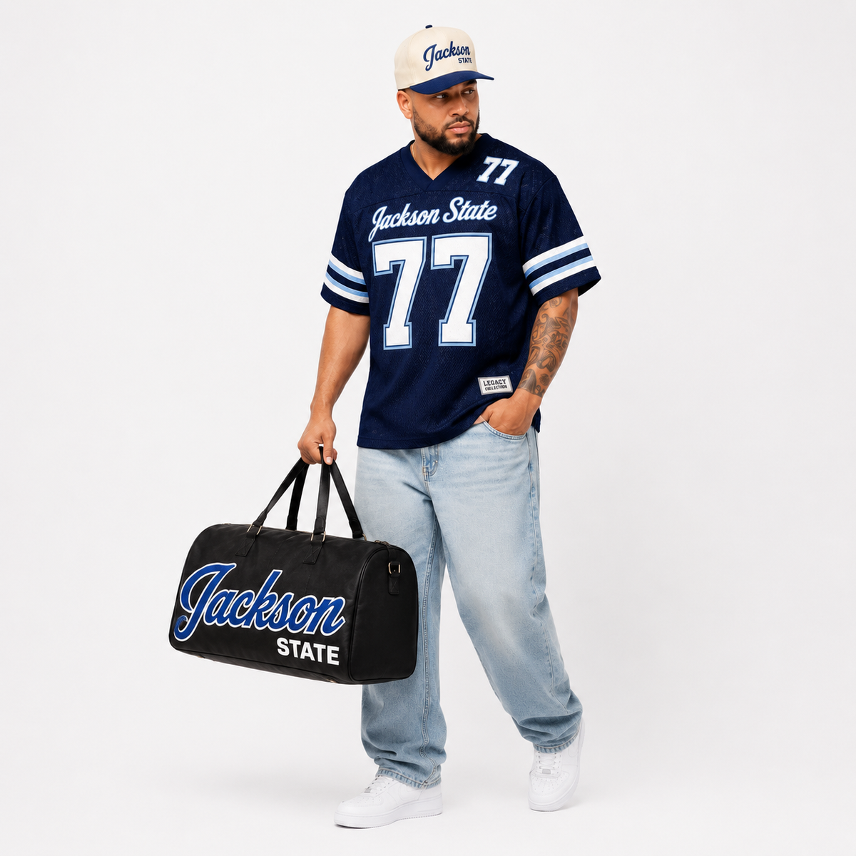 Jackson State Legacy Cap male campaign image